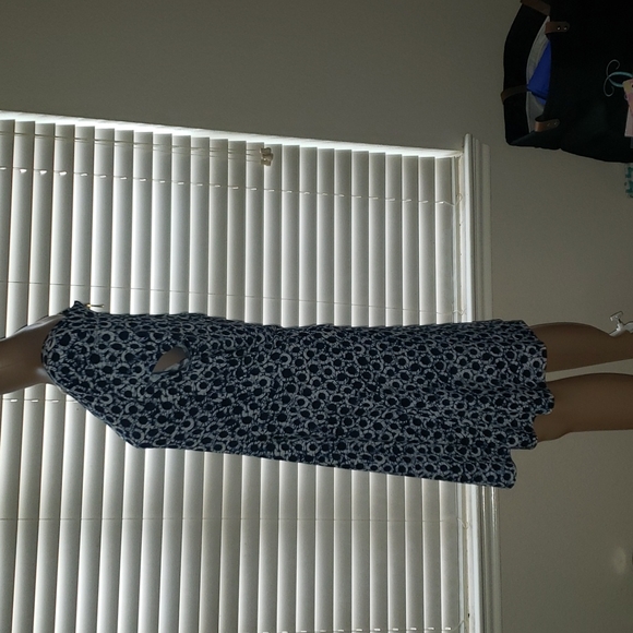 Michael Kors L artsy abstract ring print jersey knit fit & flare above knee - Picture 6 of 11